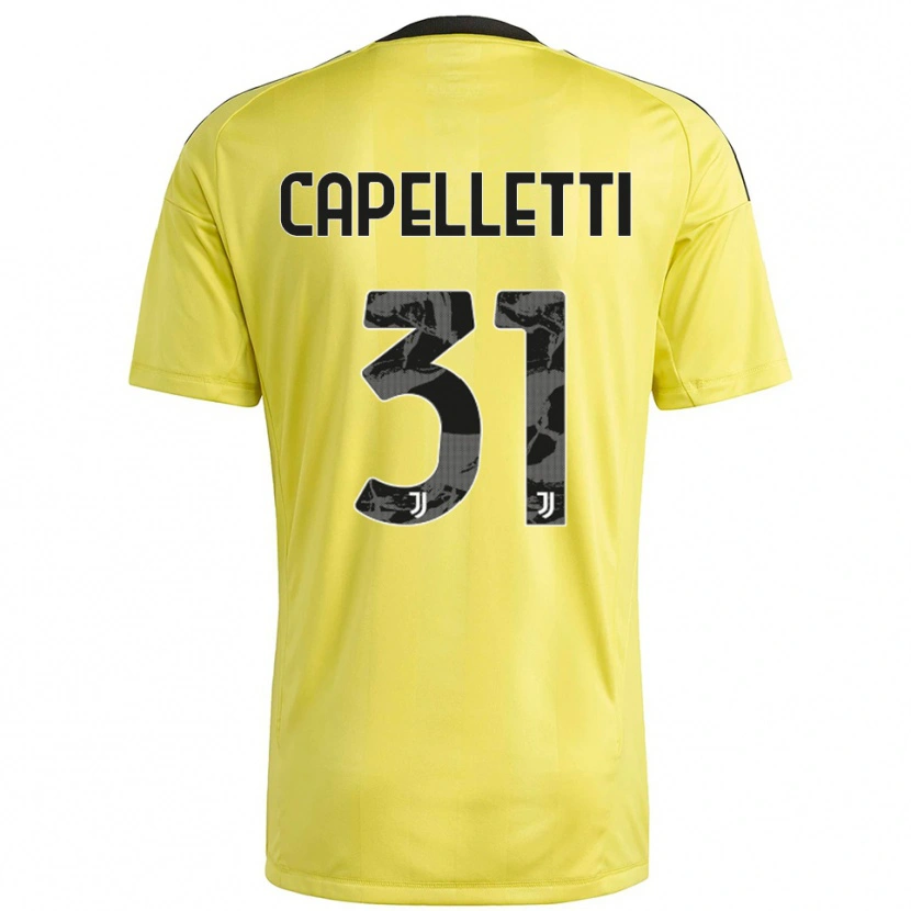 Danxen Herren Alessia Capelletti #31 Trikot Gelb Weiß Torwarttrikot 2025/26 Schweiz