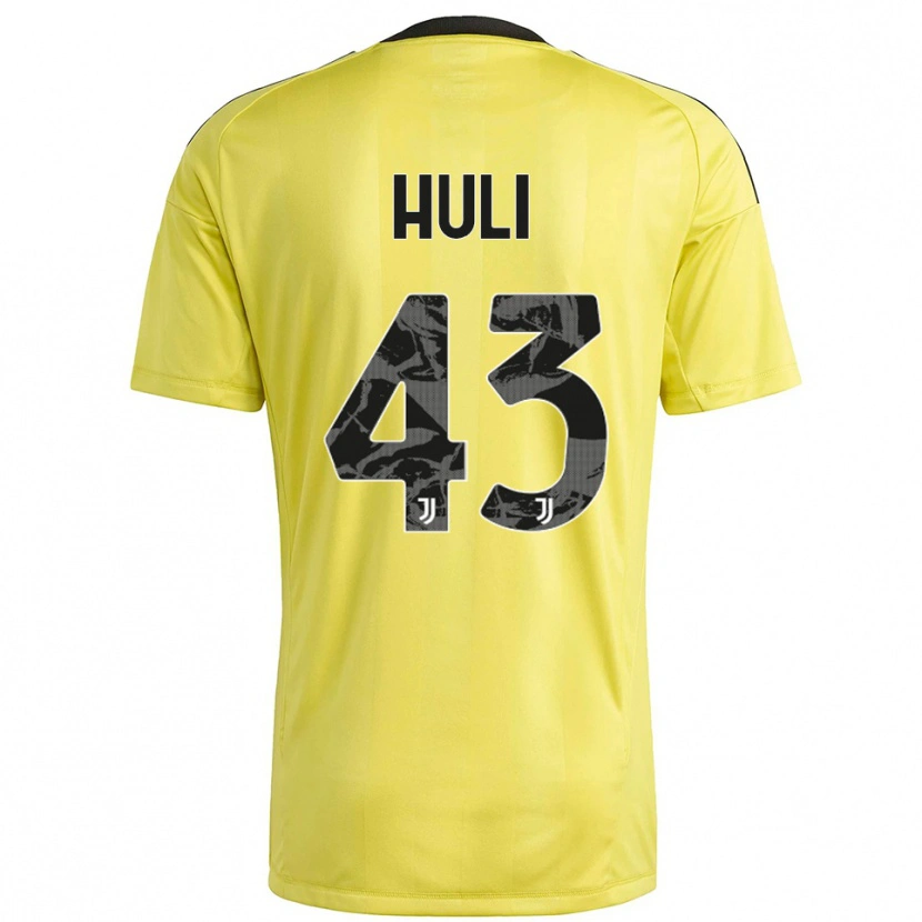 Danxen Herren Raffaele Huli #43 Trikot Gelb Weiß Torwarttrikot 2025/26 Schweiz