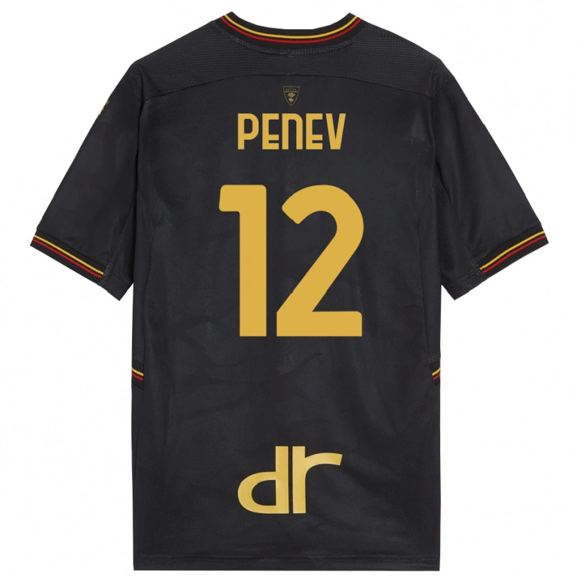 Danxen Herren Plamen Penev #12 Trikot Schwarz Braun Torwarttrikot 2025/26 Schweiz