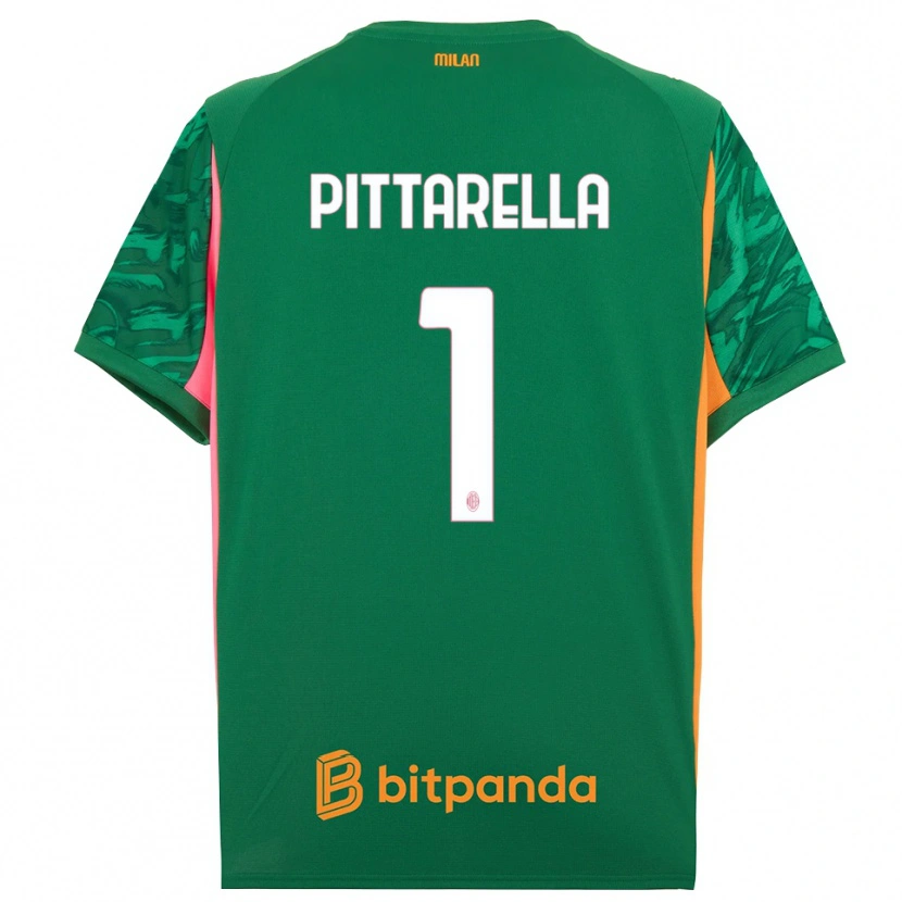 Danxen Herren Matteo Pittarella #1 Trikot Grün Orange Pink Torwarttrikot 2025/26 Schweiz