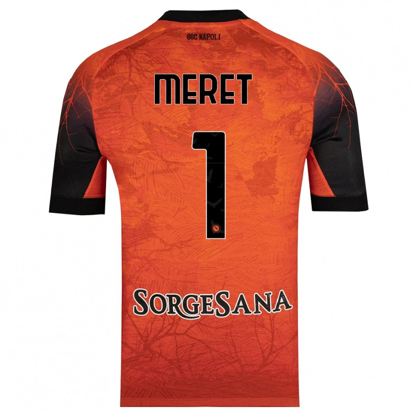 Danxen Herren Alex Meret #1 Trikot Orange Rot Schwarz Torwarttrikot 2025/26 Schweiz