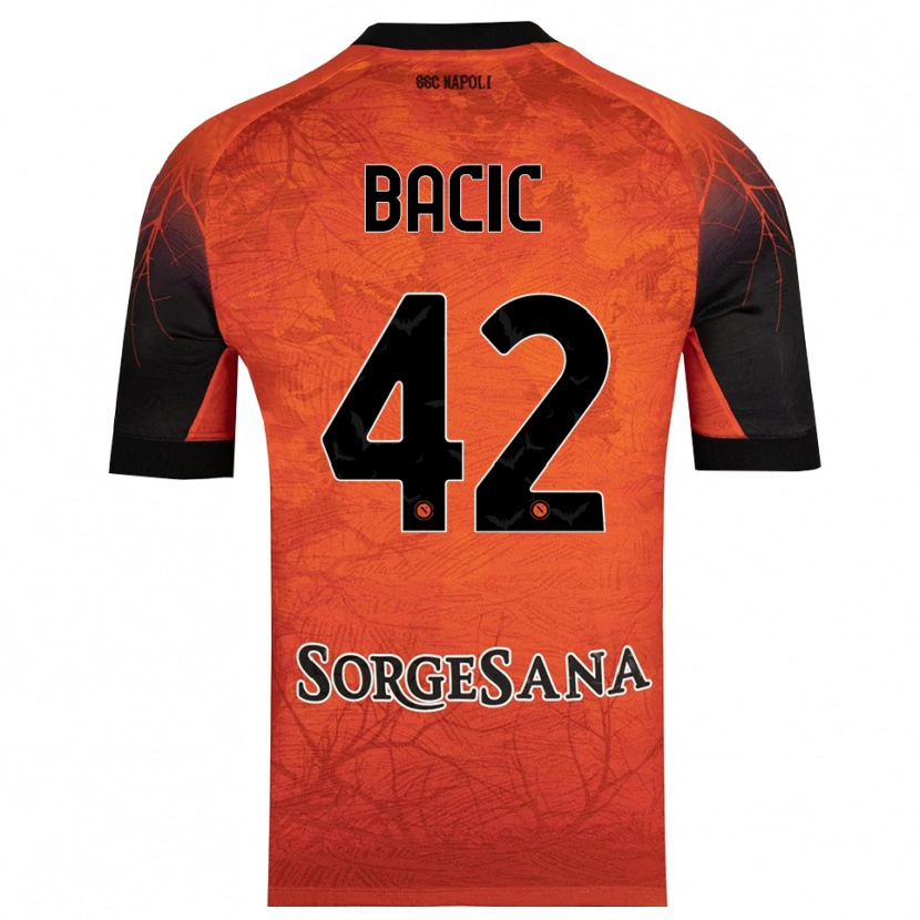 Danxen Herren Doris Bačić #42 Trikot Orange Rot Schwarz Torwarttrikot 2025/26 Schweiz