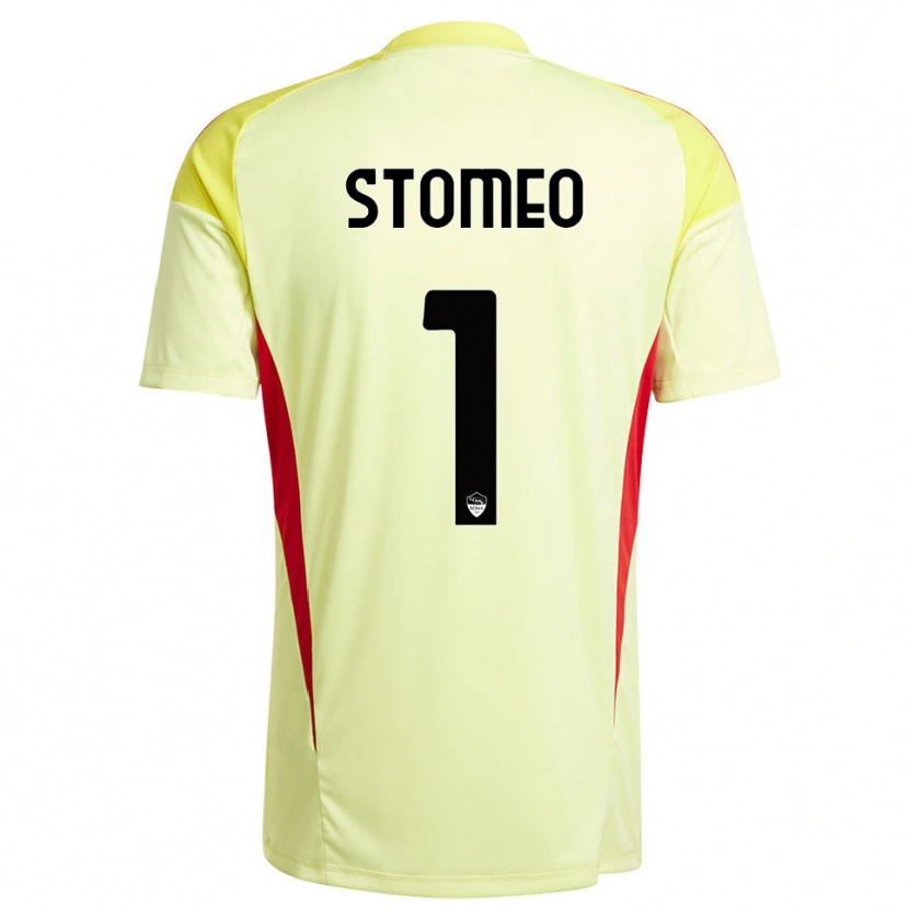 Danxen Herren Giorgio Stomeo #1 Trikot Hellgelb Orange Torwarttrikot 2025/26 Schweiz