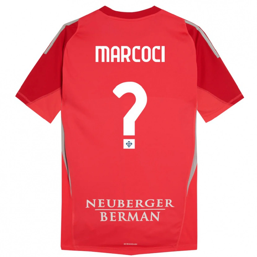 Danxen Herren Alexandru Marcoci #0 Trikot Rot Grau Torwarttrikot 2025/26 Schweiz