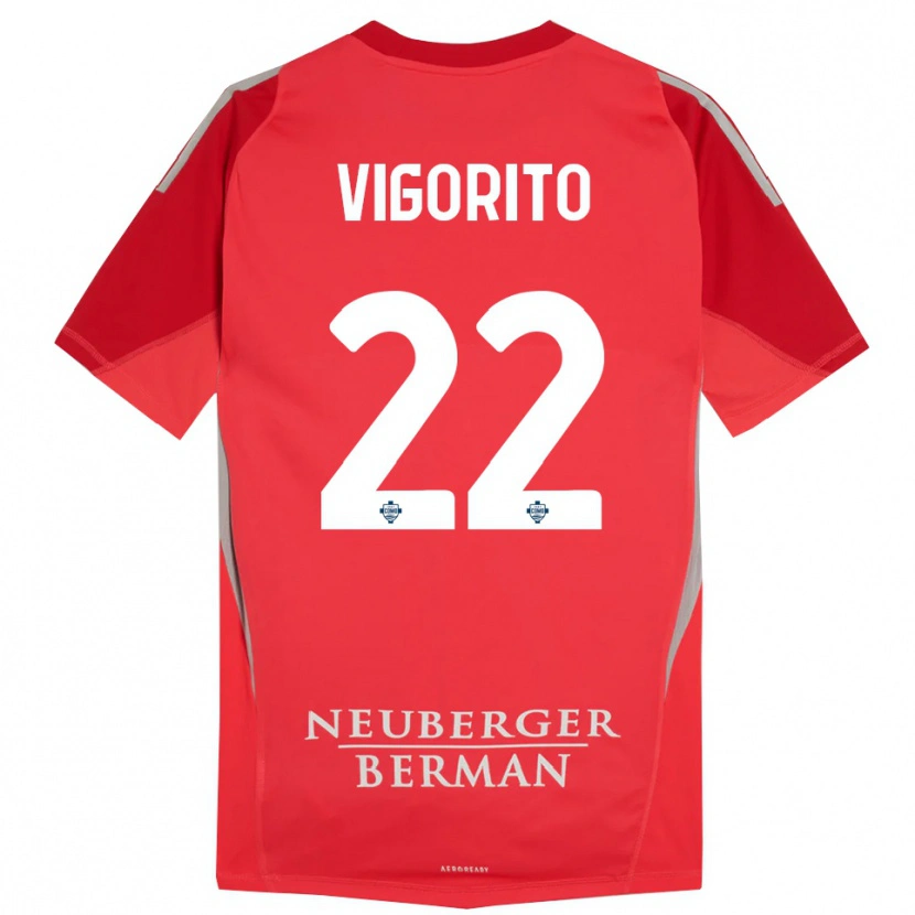 Danxen Herren Mauro Vigorito #22 Trikot Rot Grau Torwarttrikot 2025/26 Schweiz
