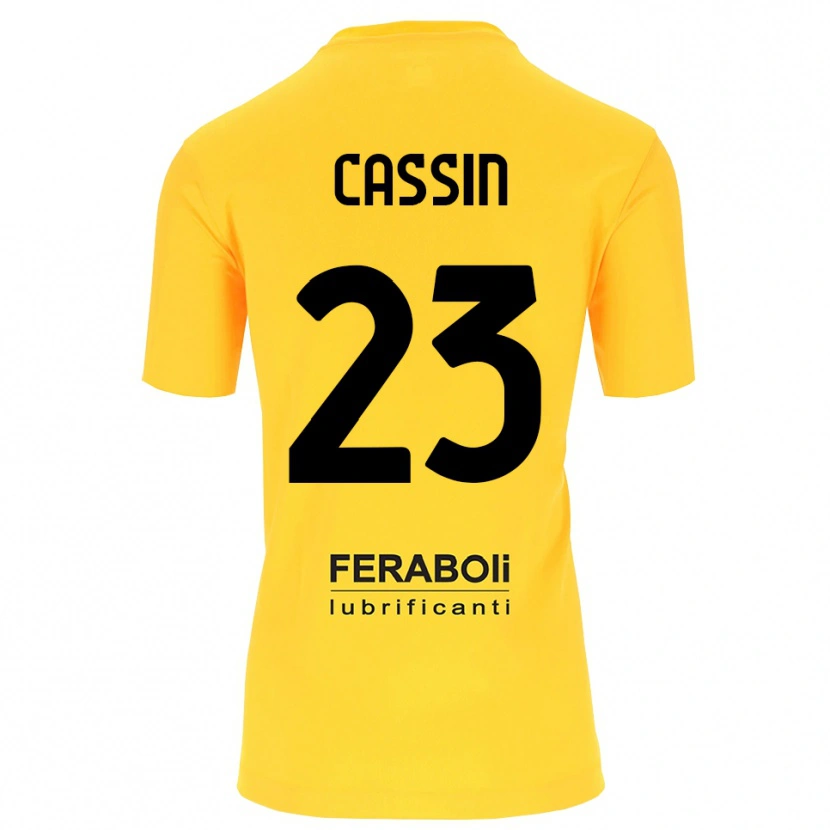 Danxen Herren Marco Cassin #23 Trikot Gelb Schwarz Torwarttrikot 2025/26 Schweiz