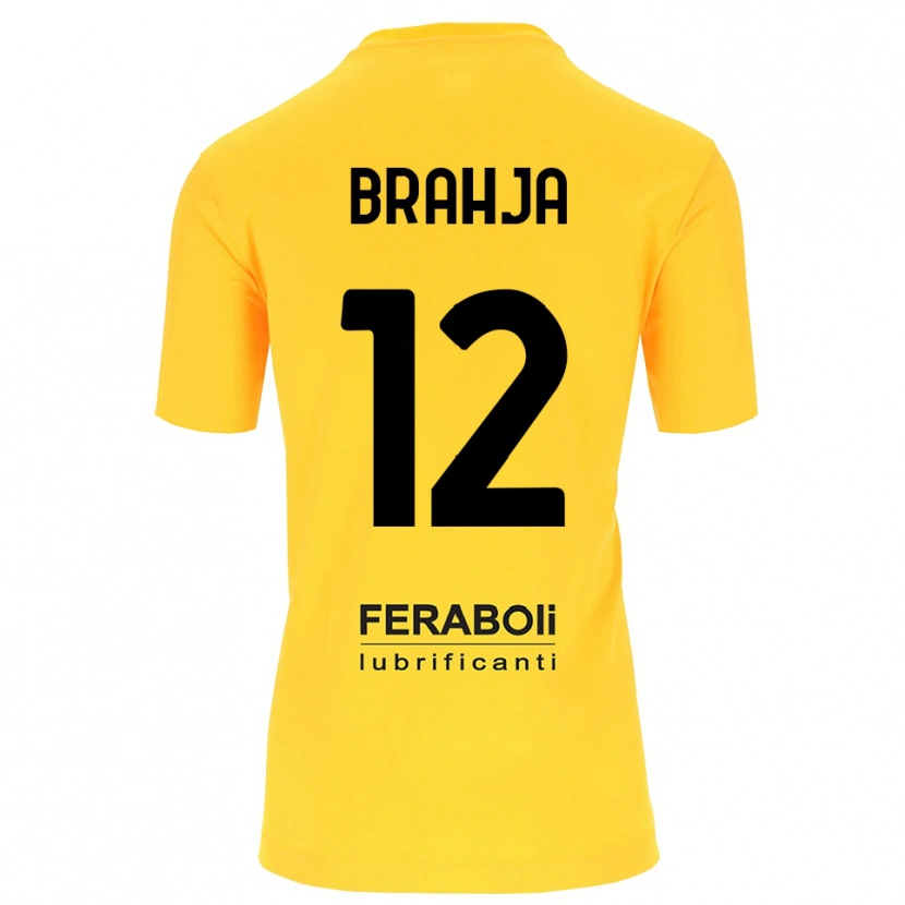 Danxen Herren Thomas Brahja #12 Trikot Gelb Schwarz Torwarttrikot 2025/26 Schweiz