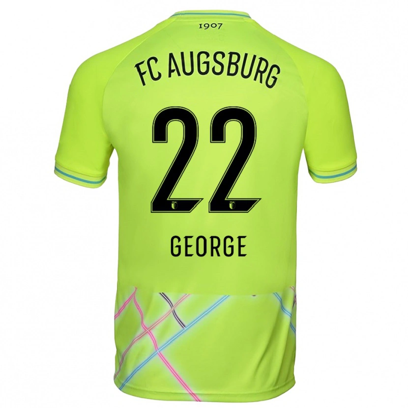 Danxen Herren Noah George #22 Trikot Grün Gelb Schwarz Torwarttrikot 2025/26 Schweiz