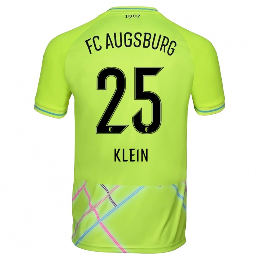 Danxen Herren Daniel Klein #25 Trikot Grün Gelb Schwarz Torwarttrikot 2025/26 Schweiz