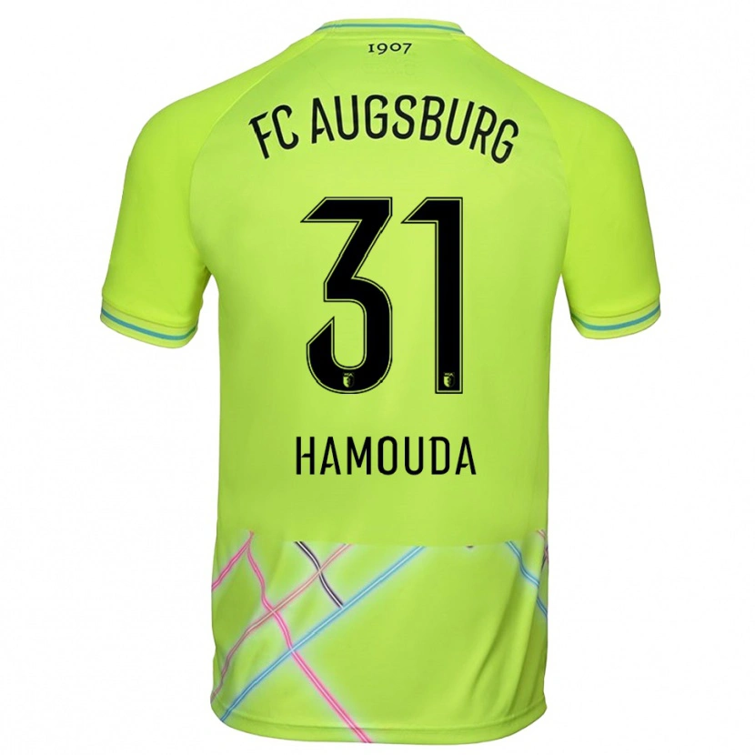 Danxen Herren Hania Hamouda #31 Trikot Grün Gelb Schwarz Torwarttrikot 2025/26 Schweiz