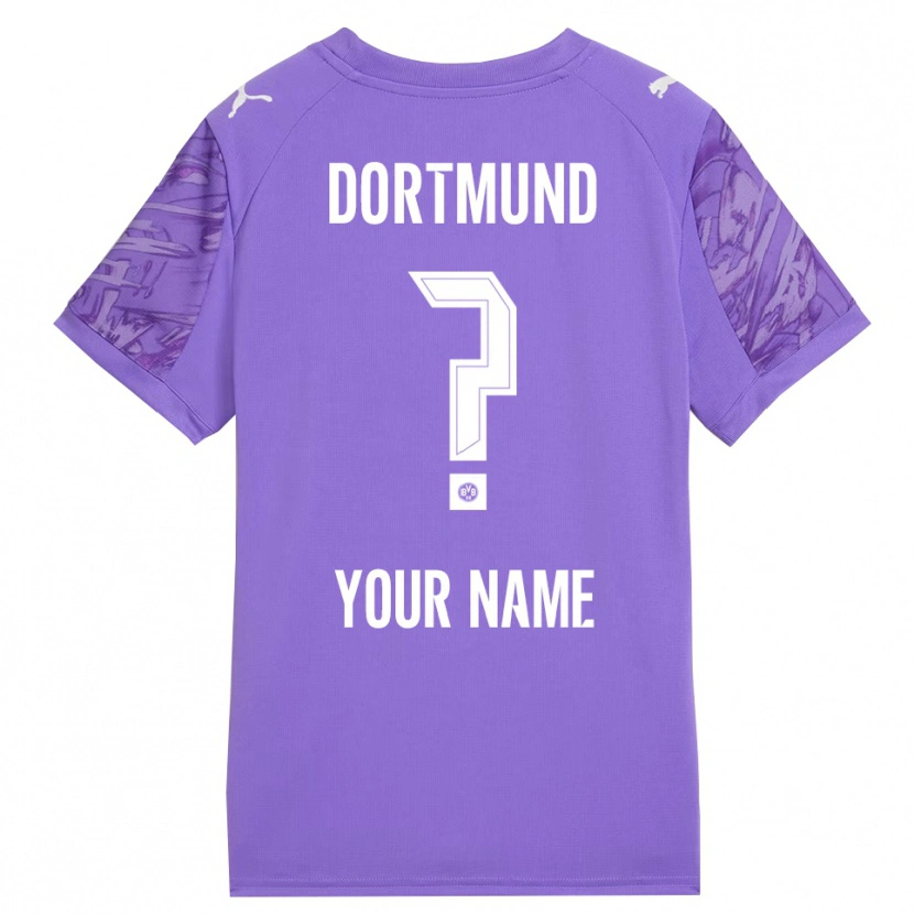 Danxen Herren Borussia Dortmund Trikot Flieder Weiß Torwarttrikot 2025/26 Schweiz