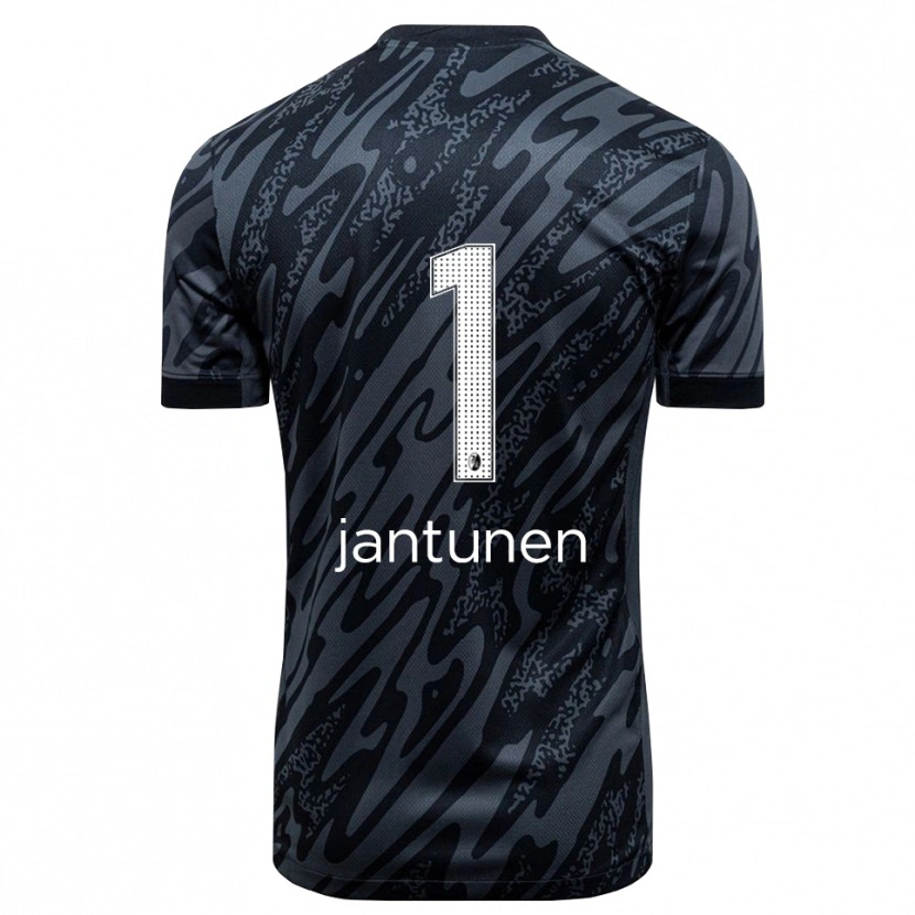 Danxen Herren Jaaso Jantunen #1 Trikot Schwarz Weiß Torwarttrikot 2025/26 Schweiz