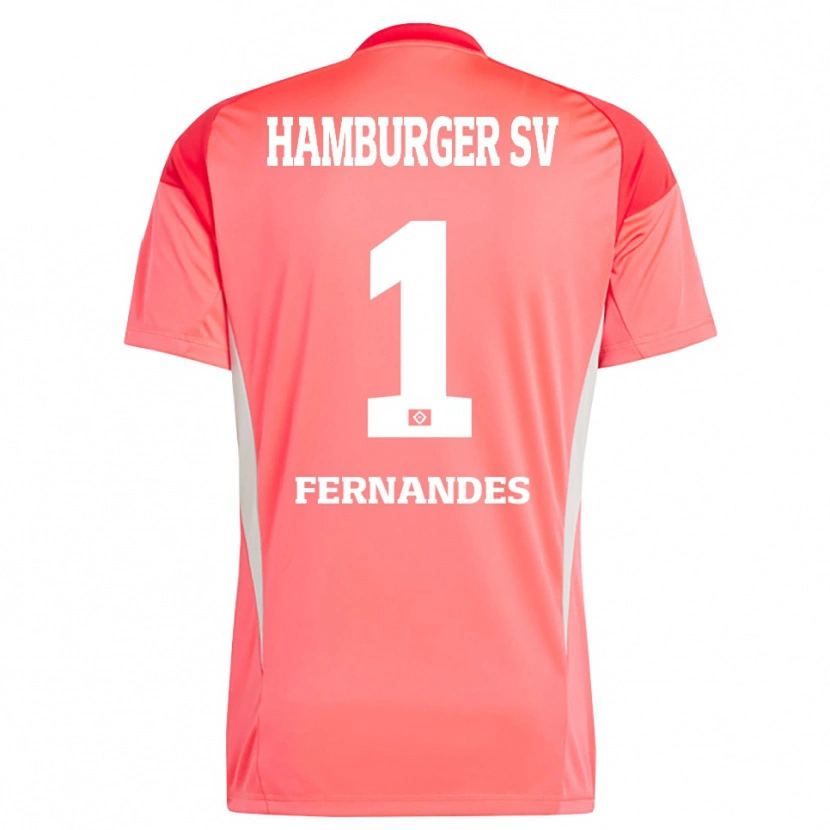Danxen Herren Daniel Heuer Fernandes #1 Trikot Rot Orange Torwarttrikot 2025/26 Schweiz