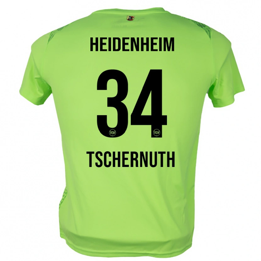 Danxen Herren Paul Tschernuth #34 Trikot Blassgrün Torwarttrikot 2025/26 Schweiz