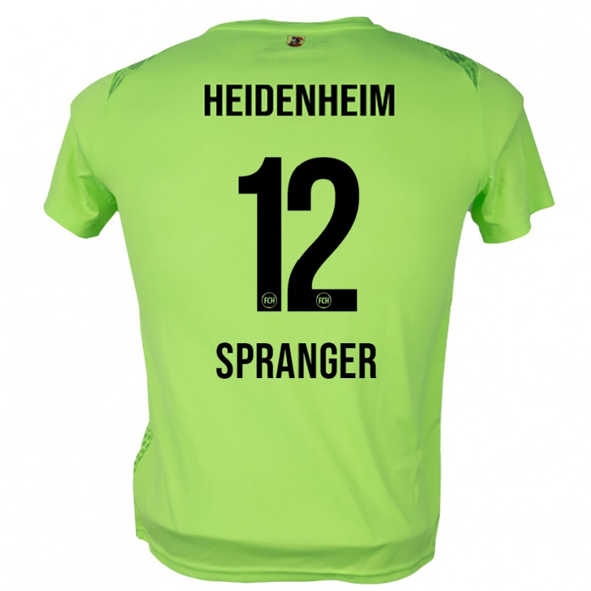 Danxen Herren Luke Spranger #12 Trikot Blassgrün Torwarttrikot 2025/26 Schweiz