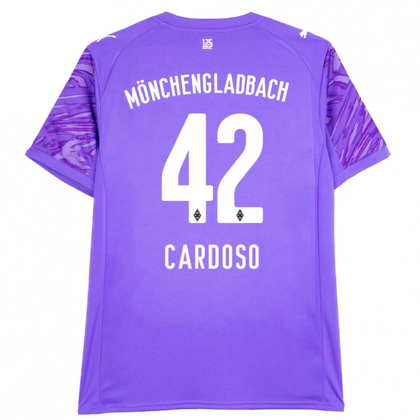 Danxen Herren Tiago Pereira Cardoso #42 Trikot Flieder Weiß Torwarttrikot 2025/26 Schweiz