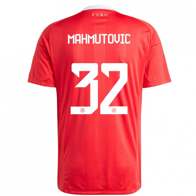 Danxen Herren Ena Mahmutovic #32 Trikot Rot Weiß Torwarttrikot 2025/26 Schweiz