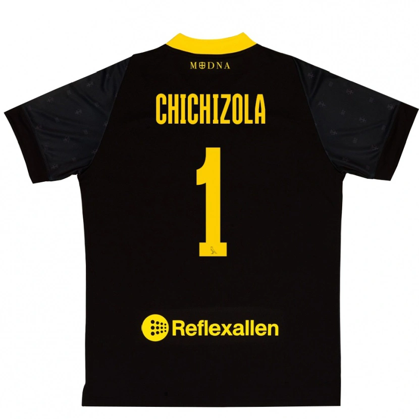 Danxen Herren Leandro Chichizola #1 Trikot Schwarz Gelb Torwarttrikot 2025/26 Schweiz