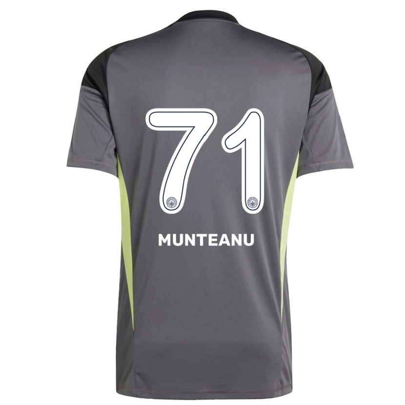 Danxen Herren Natalia Munteanu #71 Trikot Dunkelgrau Schwarz Torwarttrikot 2025/26 Schweiz
