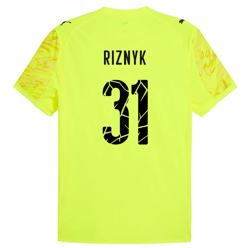 Danxen Herren Dmytro Riznyk #31 Trikot Grün Gelb Torwarttrikot 2025/26 Schweiz