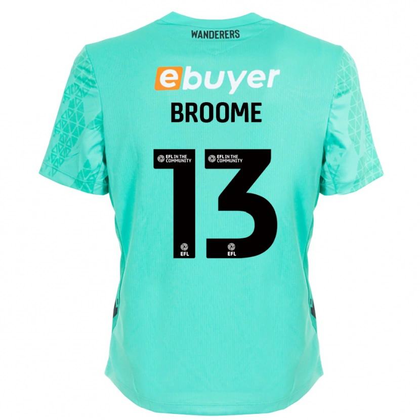 Danxen Damen Nathan Broome #13 Trikot Aqua Schwarz Torwarttrikot 2025/26 Schweiz