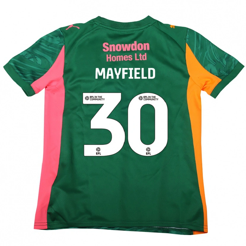 Danxen Damen Holly Mayfield #30 Trikot Dunkelgrün Rosa Torwarttrikot 2025/26 Schweiz