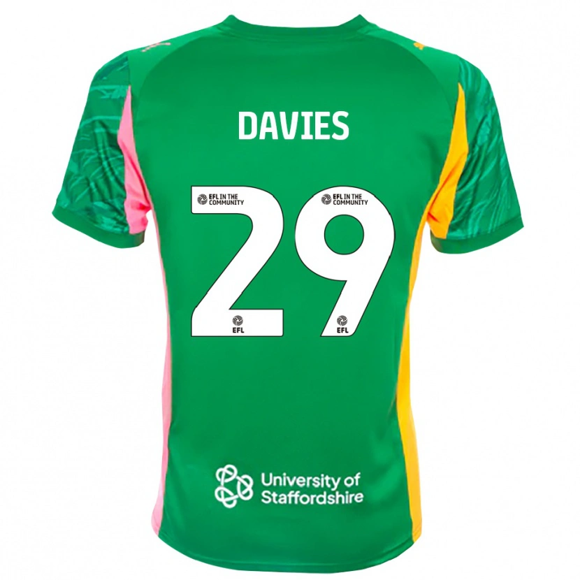 Danxen Damen Arron Davies #29 Trikot Grün Rosa Orange Torwarttrikot 2025/26 Schweiz