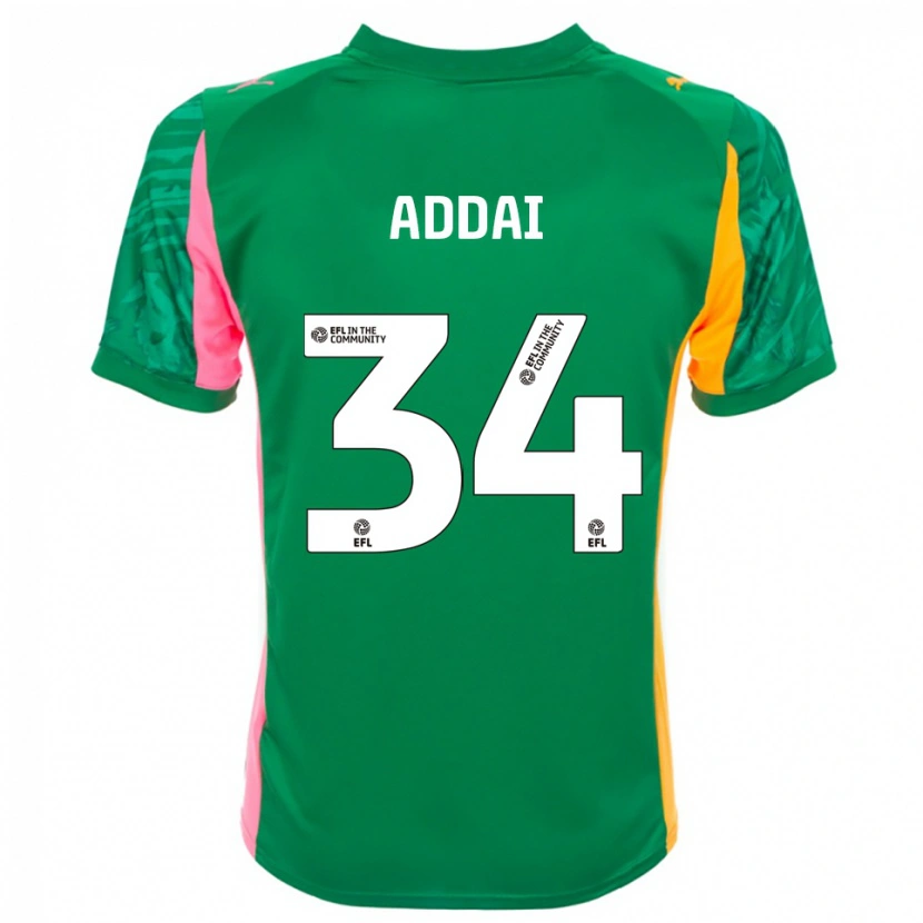 Danxen Damen Corey Addai #34 Trikot Grün Rosa Weiß Torwarttrikot 2025/26 Schweiz