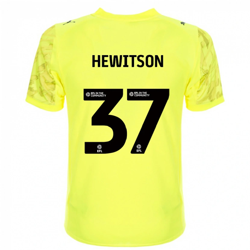 Danxen Damen Luke Hewitson #37 Trikot Gelb Schwarz Torwarttrikot 2025/26 Schweiz