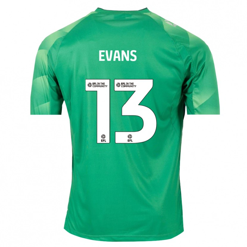Danxen Damen Owen Evans #13 Trikot Grün Weiß Torwarttrikot 2025/26 Schweiz
