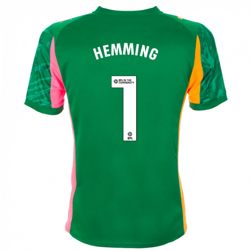 Danxen Damen Zach Hemming #1 Trikot Grün Rosa Orange Torwarttrikot 2025/26 Schweiz