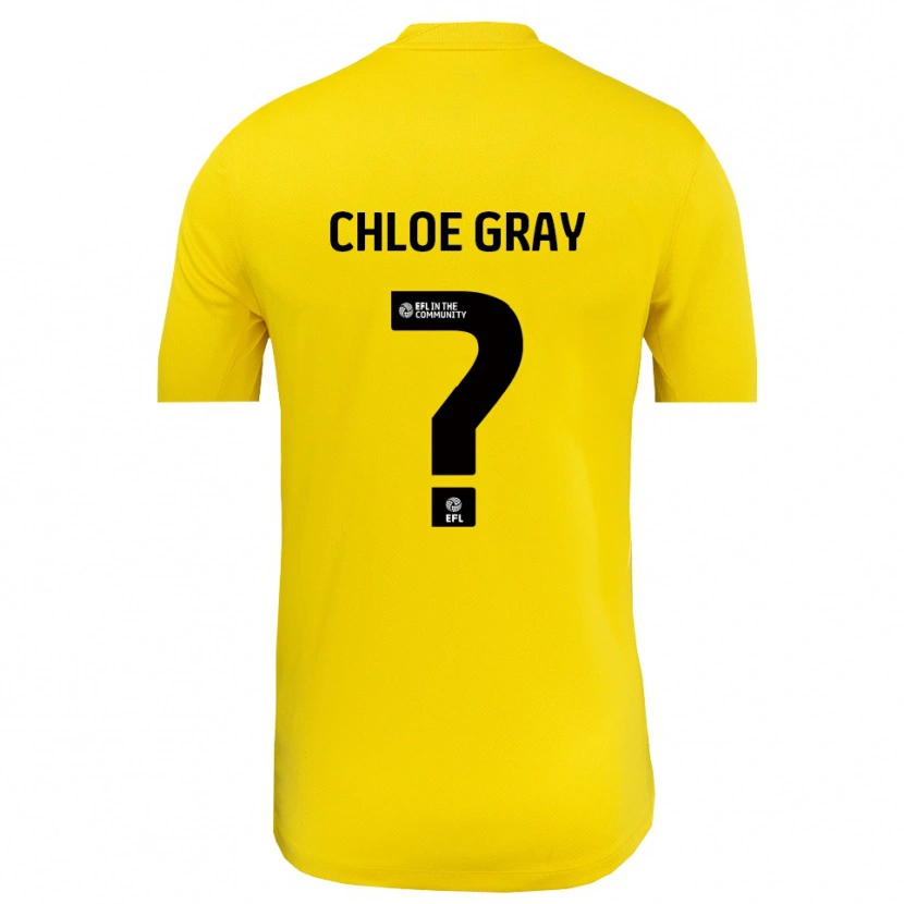 Danxen Damen Chloe Gray #0 Trikot Gelb Schwarz Torwarttrikot 2025/26 Schweiz