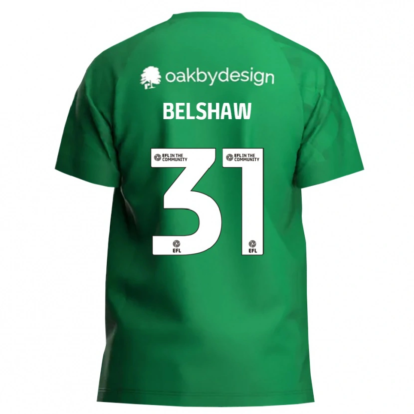 Danxen Damen James Belshaw #31 Trikot Grün Weiß Torwarttrikot 2025/26 Schweiz