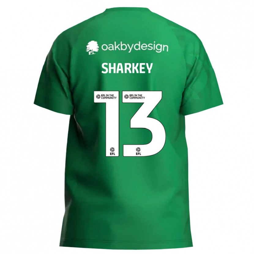 Danxen Damen Toby Sharkey #13 Trikot Grün Weiß Torwarttrikot 2025/26 Schweiz