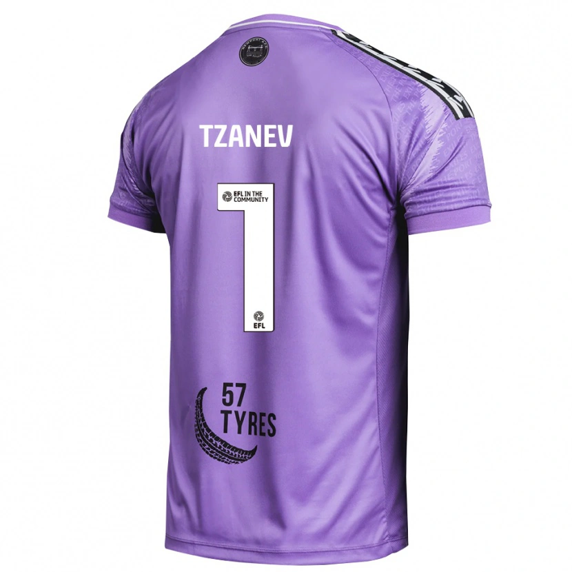 Danxen Damen Nik Tzanev #1 Trikot Hellviolett Torwarttrikot 2025/26 Schweiz
