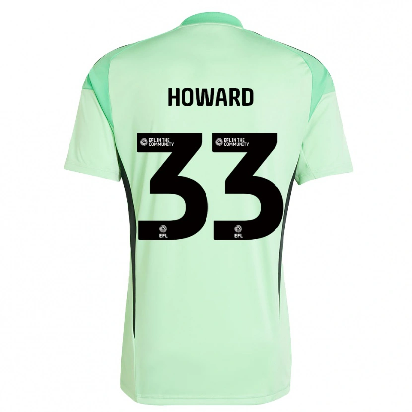 Danxen Damen Mark Howard #33 Trikot Hellgrün Schwarz Torwarttrikot 2025/26 Schweiz