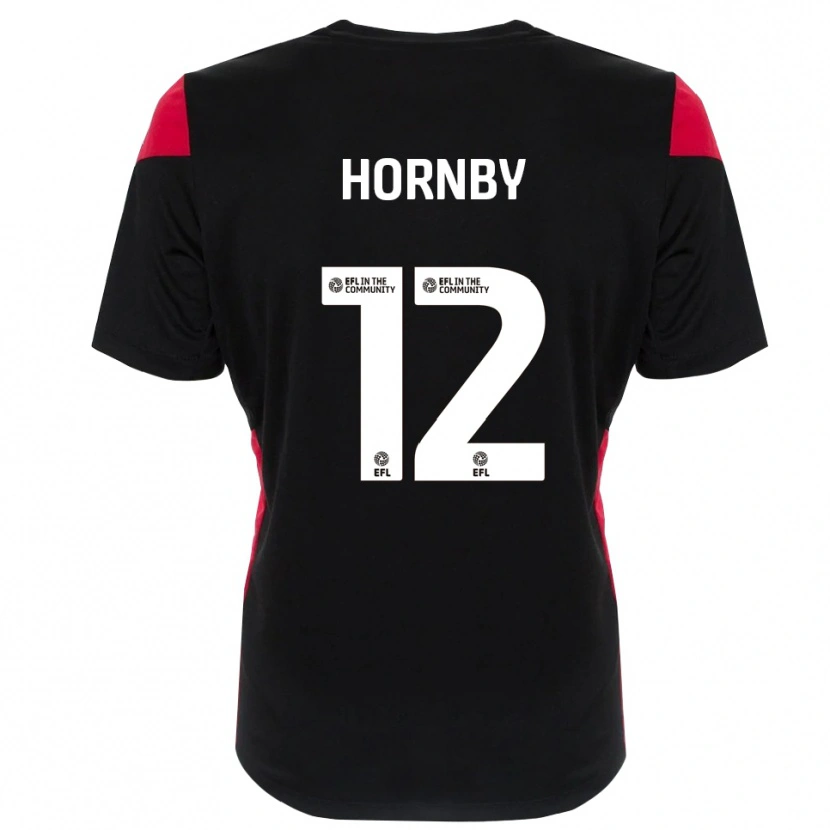 Danxen Damen Sam Hornby #12 Trikot Schwarz Weiß Torwarttrikot 2025/26 Schweiz