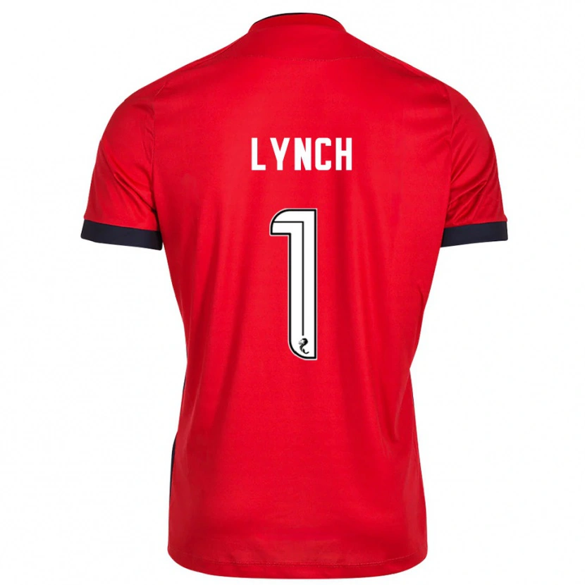 Danxen Damen Ruaridh Lynch #1 Trikot Rot Weiß Torwarttrikot 2025/26 Schweiz