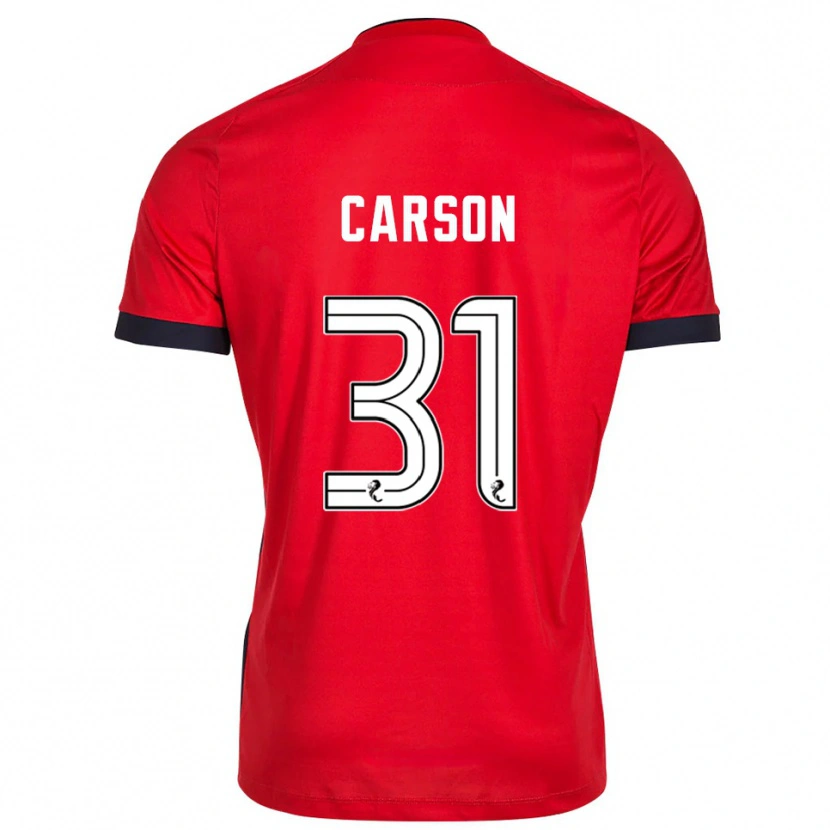 Danxen Damen Trevor Carson #31 Trikot Rot Weiß Torwarttrikot 2025/26 Schweiz
