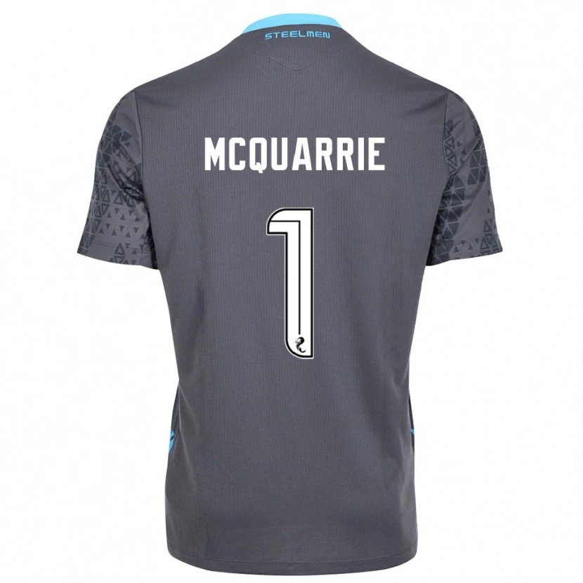 Danxen Damen Colbi McQuarrie #1 Trikot Grau Weiß Torwarttrikot 2025/26 Schweiz