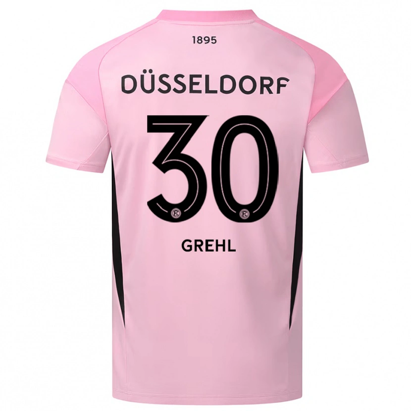 Danxen Damen Dominic Grehl #30 Trikot Rosa Schwarz Torwarttrikot 2025/26 Schweiz