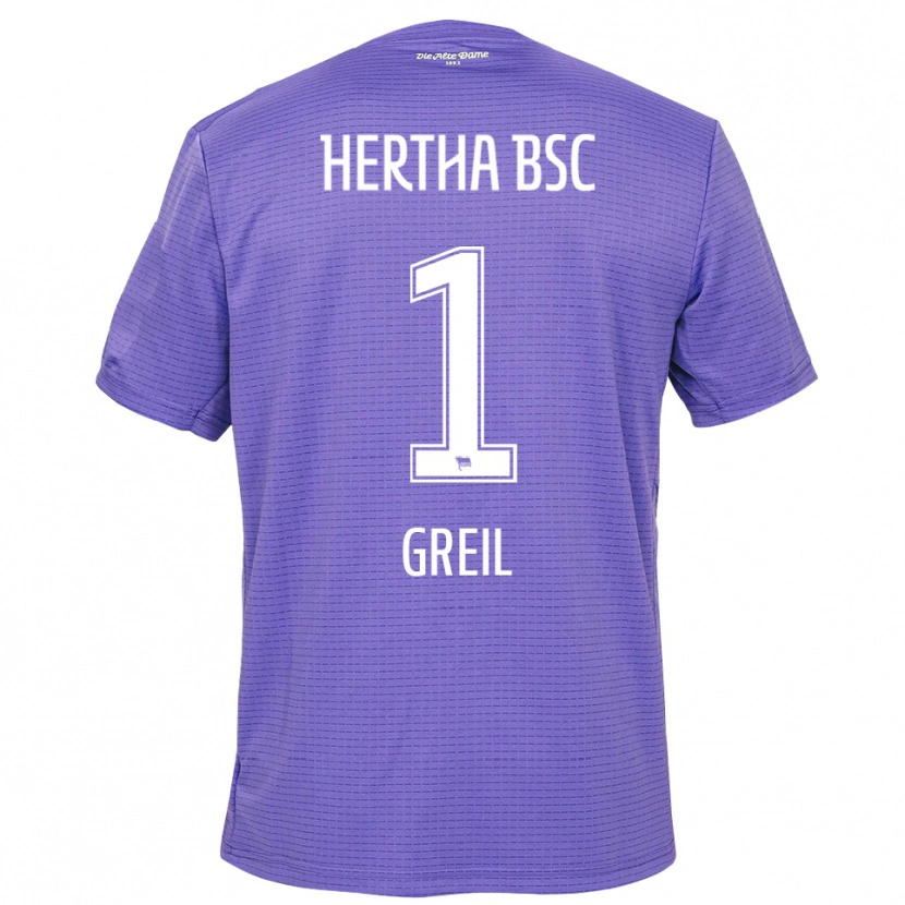 Danxen Damen Luis Greil #1 Trikot Lila Weiß Torwarttrikot 2025/26 Schweiz