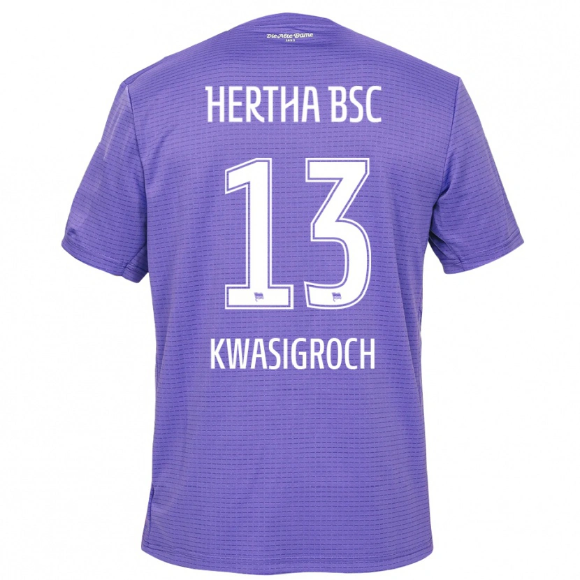 Danxen Damen Robert Kwasigroch #13 Trikot Lila Weiß Torwarttrikot 2025/26 Schweiz