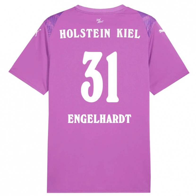 Danxen Damen Marcel Engelhardt #31 Trikot Lila Weiß Torwarttrikot 2025/26 Schweiz