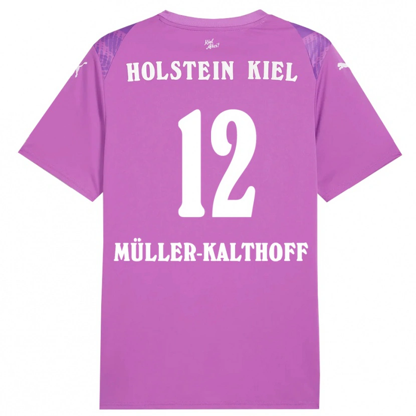 Danxen Damen Henrie Müller-Kalthoff #12 Trikot Lila Weiß Torwarttrikot 2025/26 Schweiz
