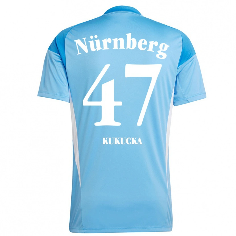 Danxen Damen Michal Kukucka #47 Trikot Hellblau Weiß Torwarttrikot 2025/26 Schweiz