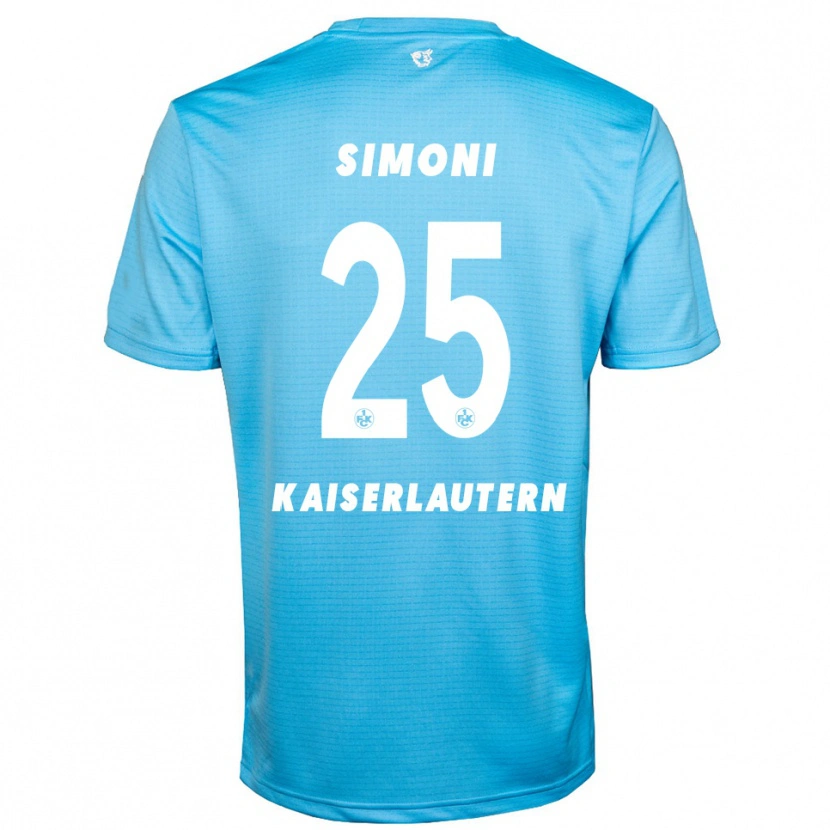 Danxen Damen Simon Simoni #25 Trikot Hellblau Weiß Torwarttrikot 2025/26 Schweiz