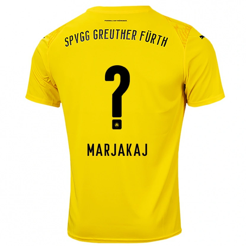 Danxen Damen Sabina Marjakaj #0 Trikot Gelb Schwarz Torwarttrikot 2025/26 Schweiz