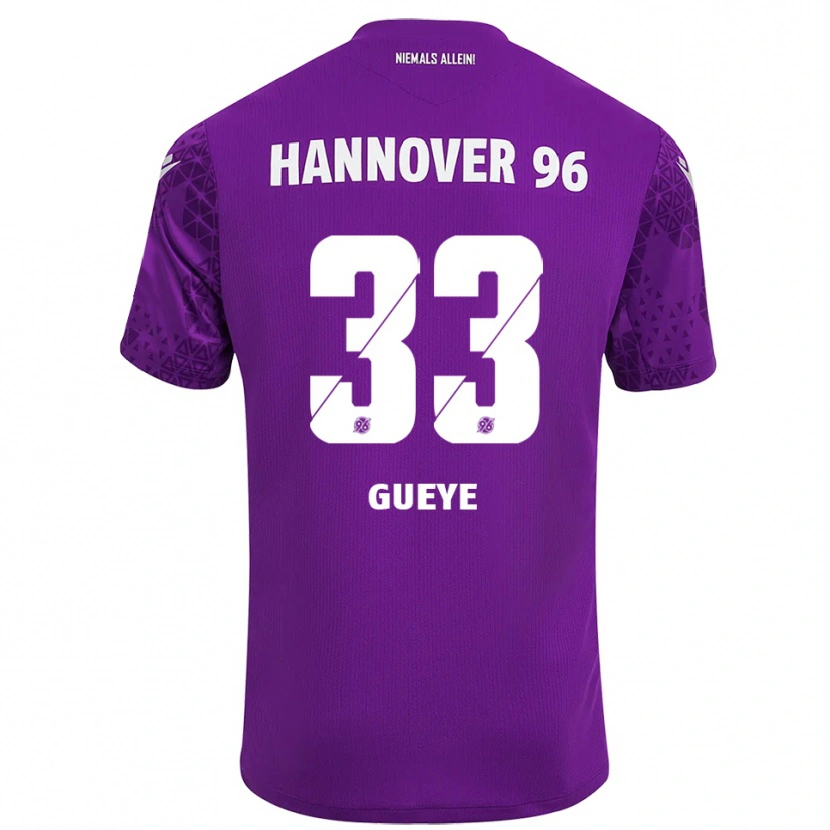 Danxen Damen Abdoulaye Gueye #33 Trikot Lila Weiß Torwarttrikot 2025/26 Schweiz