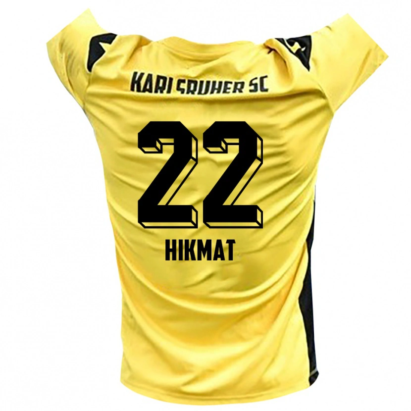 Danxen Damen Soufiane Hikmat #22 Trikot Gelb Schwarz Torwarttrikot 2025/26 Schweiz